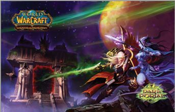 World of Warcraft TCG - Tapis de Jeu - A Travers La Porte des T�n�bres