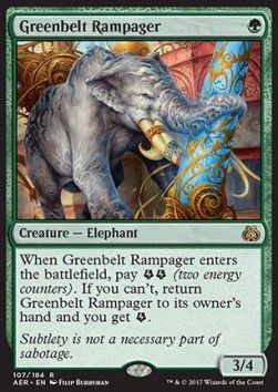 Saccageur de la ceinture de verdure — Excellent