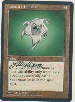 Talisman d'hématite — Excellent