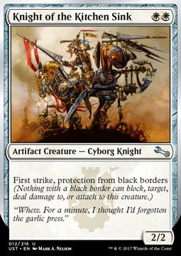 Knight of the Kitchen Sink — Near Mint