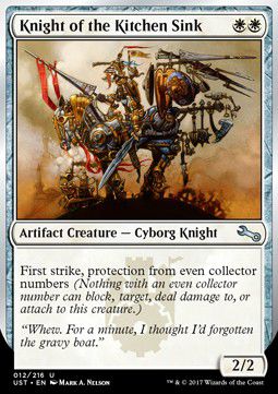 Knight of the Kitchen Sink — Near Mint