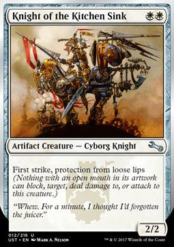 Knight of the Kitchen Sink — Near Mint
