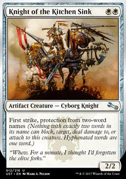 Knight of the Kitchen Sink — Near Mint