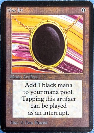 Mox Jet — Played