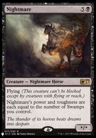 Cheval de cauchemar — Near Mint