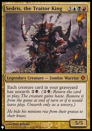 Sedris, le Roi traître — Near Mint