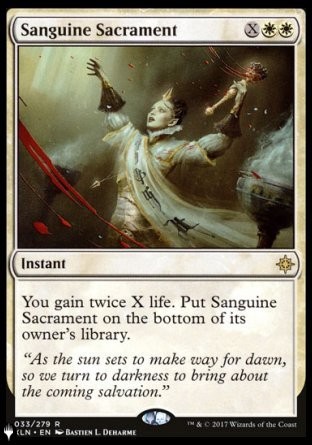Sacrement sanguin — Near Mint