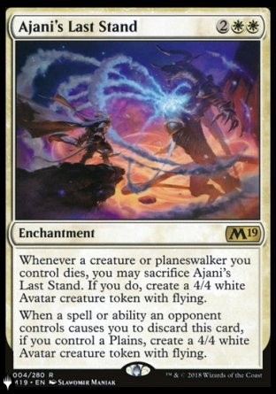La dernière bataille d'Ajani — Near Mint