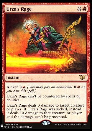 Rage selon Urza — Near Mint