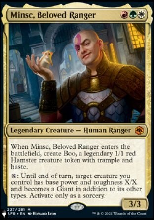 Minsc, rôdeur apprécié — Near Mint