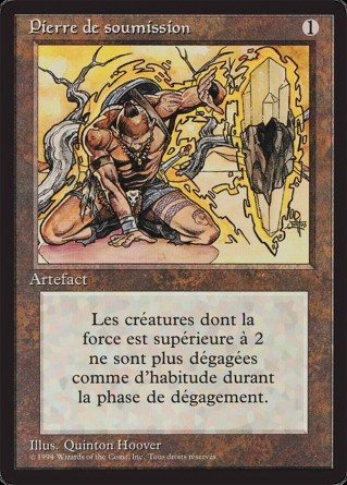 Pierre de soumission — Excellent