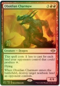 Gueulefeu d'obsidienne — Near Mint