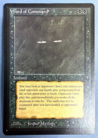 Word of Command — Excellent