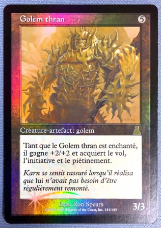 Golem thran — Played