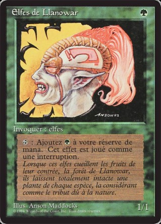 Elfes de Llanowar — Excellent