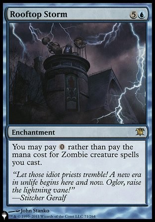 Orage sur le toit — Near Mint