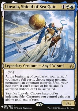 Linvala, bouclier de Porte des Mers — Near Mint