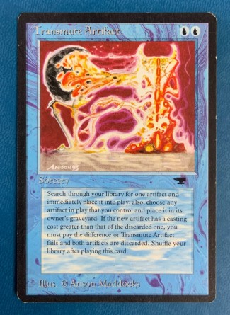 Transmute Artifact — Played