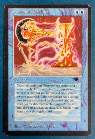 Transmute Artifact — Played