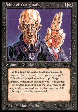 Priest of Yawgmoth — Played