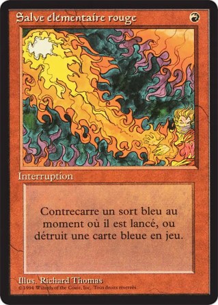 Salve élémentaire rouge — Near Mint