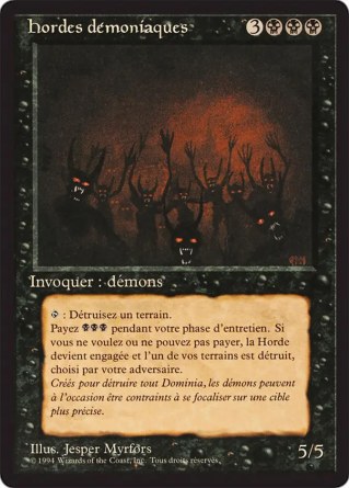 Hordes démoniaques — Near Mint