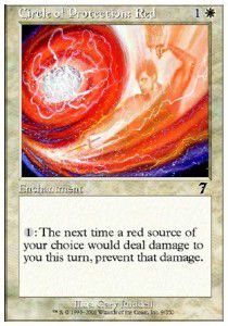Cercle de protection : rouge — Near Mint