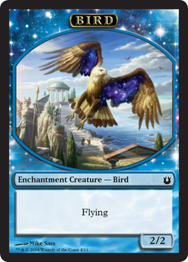 Token/Jeton - Créations Divines - 04/11 - Oiseau bleu