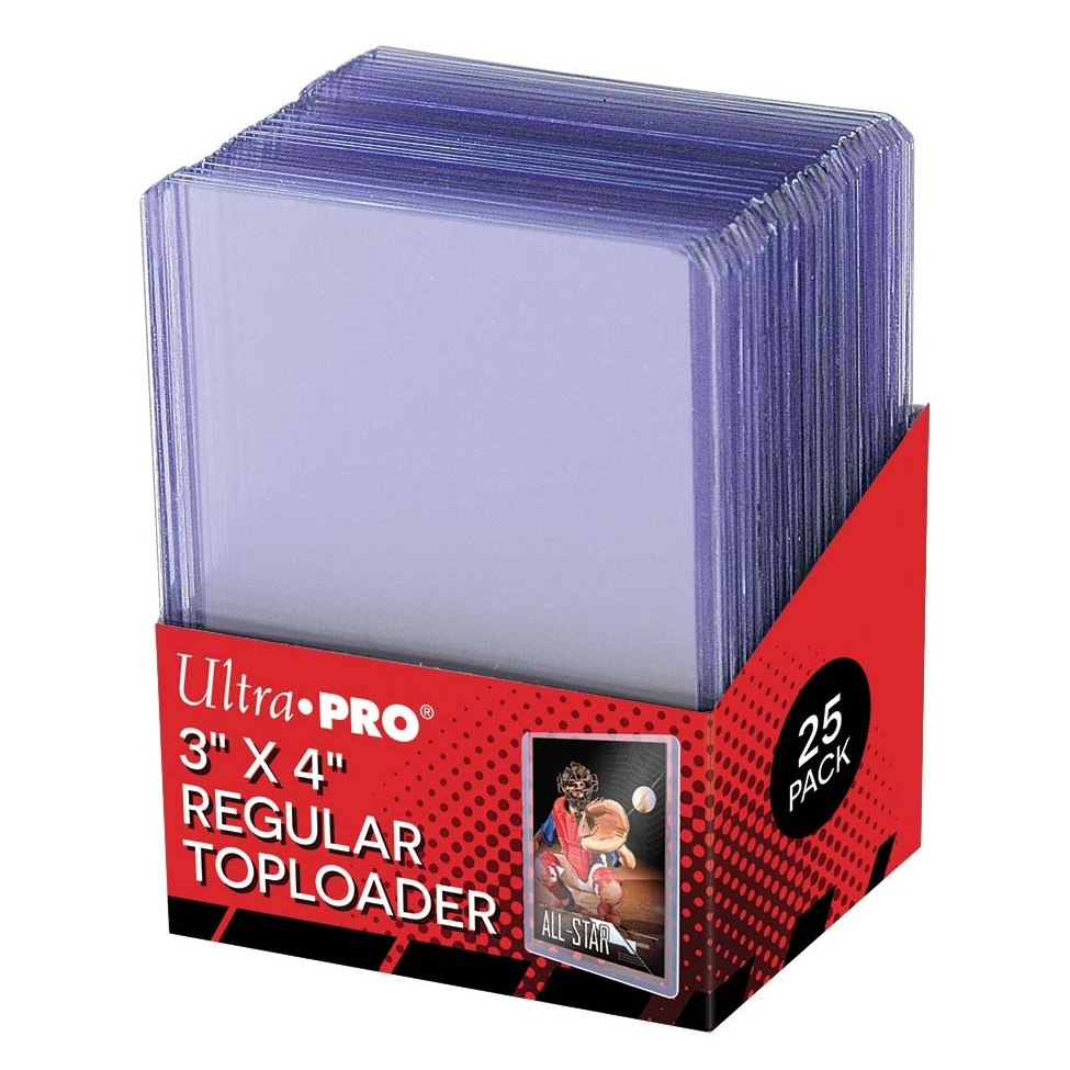 3" X 4" Clear Regular Toploader par 25