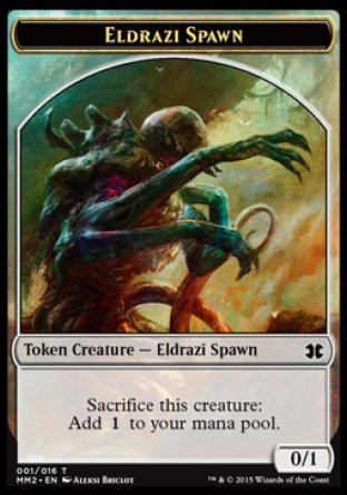 Token/Jeton - Modern Masters 2015 - 01/16 Eldrazi et Engeance