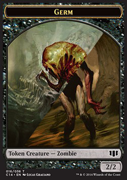 Token/Jeton - Commander 2014 - #04 Germe/ Zombie B