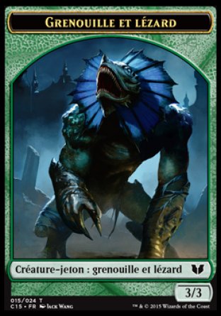 Token/Jeton - Commander 2015 - #06 Grenouille/Germe