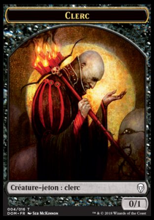 Token/jeton - Dominaria - 04/16 Clerc