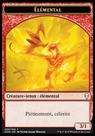 Token/jeton - Dominaria - 08/16 Elémental