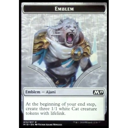 Token/Jeton - Edition de Base 2019 - (15/17) Emblème Ajani