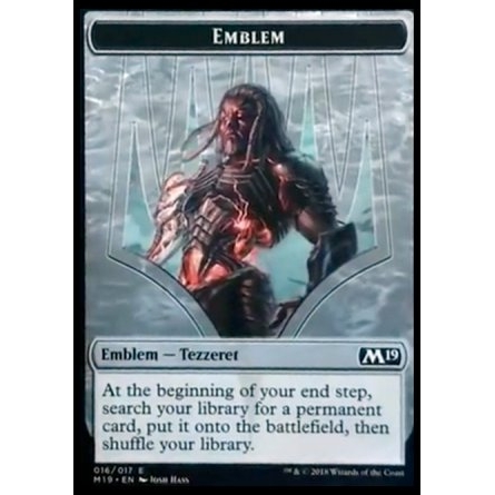 Token/Jeton - Edition de Base 2019 - (16/17) Emblème Tezzeret