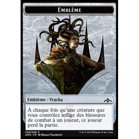 Token/Jeton - Les Guildes de Ravnica - (08/08) Emblème Vraska, reine des Golgari