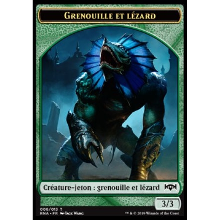 Token/Jeton - L'allégeance de Ravnica - (06/13) Grenouille et Lézard