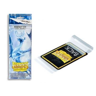 100 pochettes - Perfect Fit Sealable Sleeves - Clear