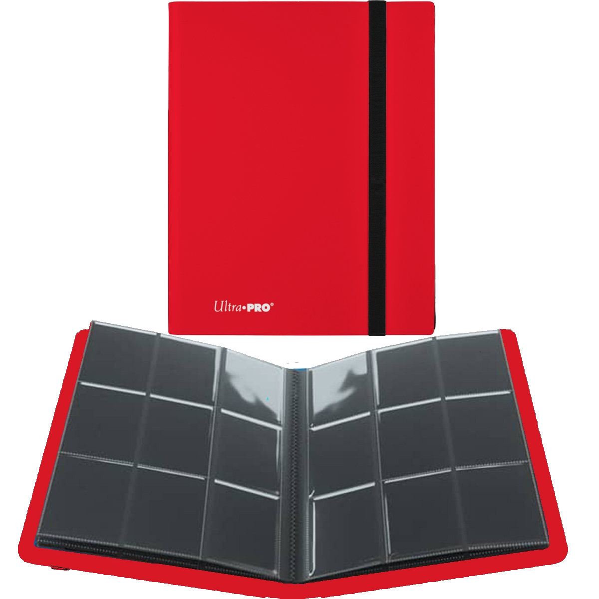 A4 Pro-Binder - ECLIPSE - 20 pages de 9 cases (360 cartes recto-verso) - Apple Red
