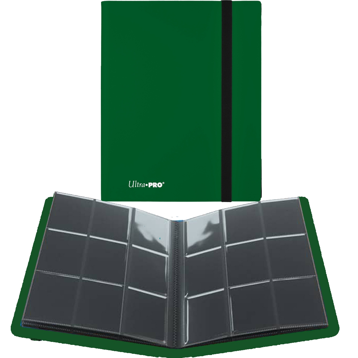 A4 Pro-Binder - ECLIPSE - 20 pages de 9 cases (360 cartes recto-verso) - Forest Green