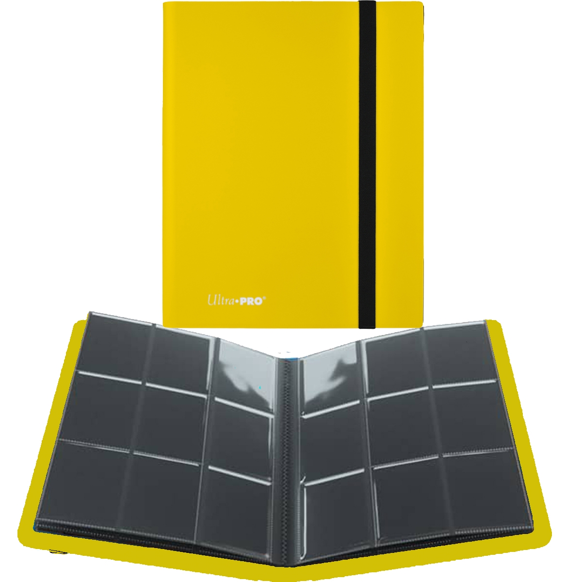 A4 Pro-Binder - ECLIPSE - 20 pages de 9 cases (360 cartes recto-verso) - Lemon Yellow