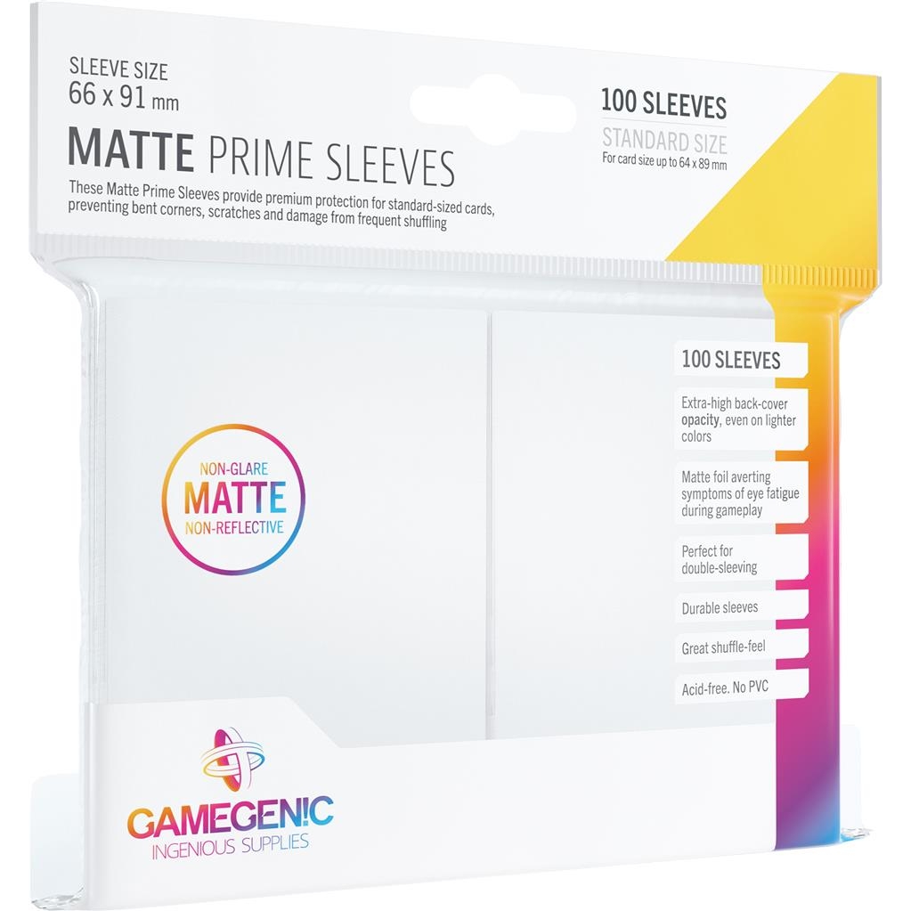100 Pochettes - Prime Matte - Blanc