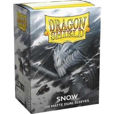 100 Pochettes - DUAL MATTE : SNOW