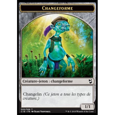 Token/Jeton - Commander 2018 - #08 Changeforme / Zombie