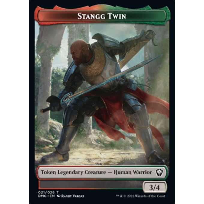 Token/jeton - Dominaria Uni - 21/26 Jumeau de Stangg