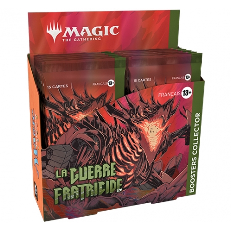 Wizards of the Coast - Magic the Gathering - Boite de Boosters - La Guerre  Fratricide - 12 Boosters Collector (Français)