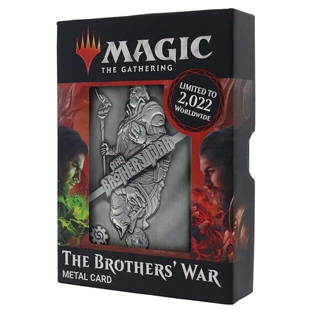 Limited Edition Metal Card Brothers War Collectible