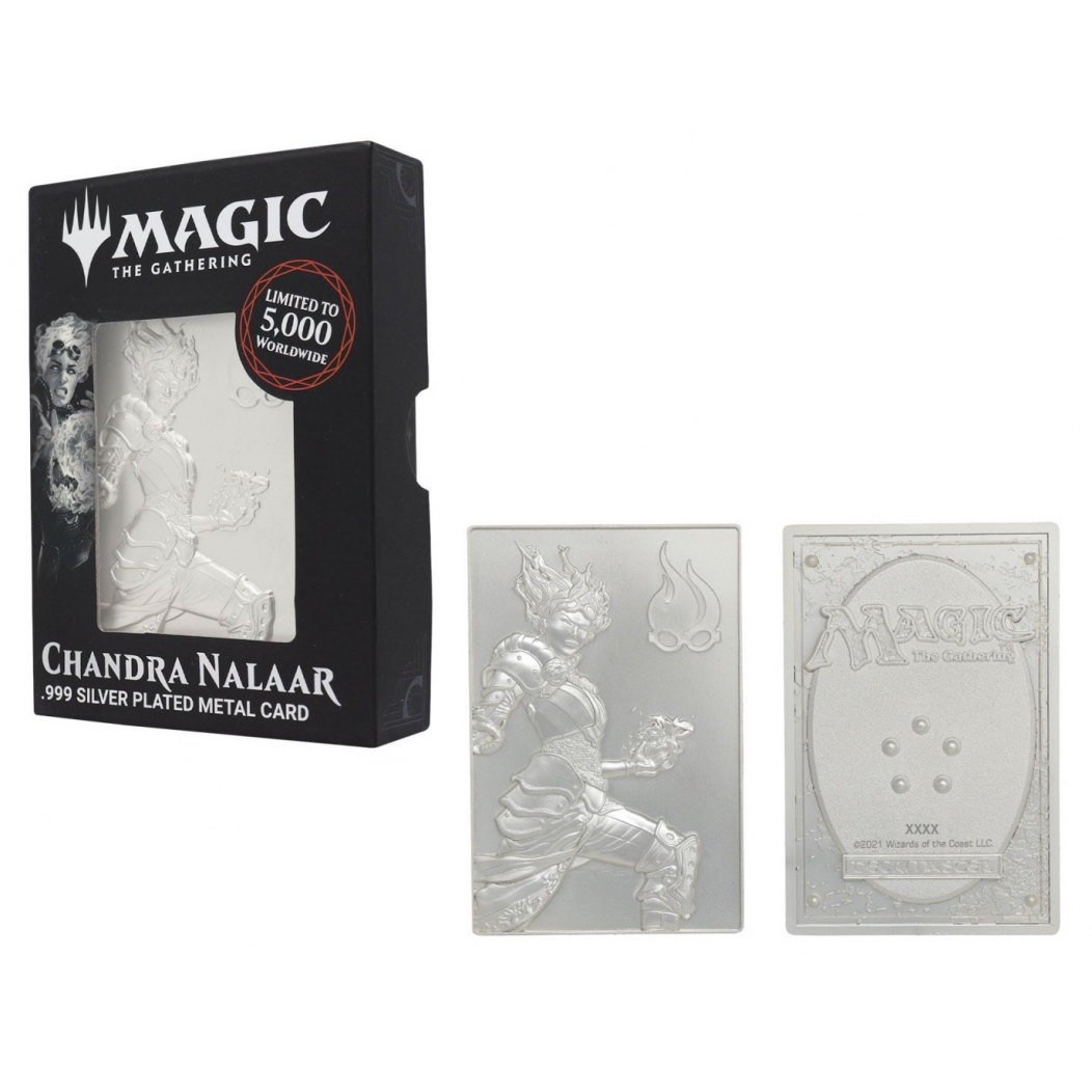 Limited Edition Silver Plated Metal Collectible - Chandra Nalaar