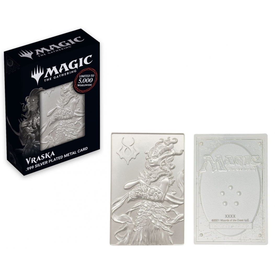 Limited Edition Silver Plated Metal Collectible -Vraska
